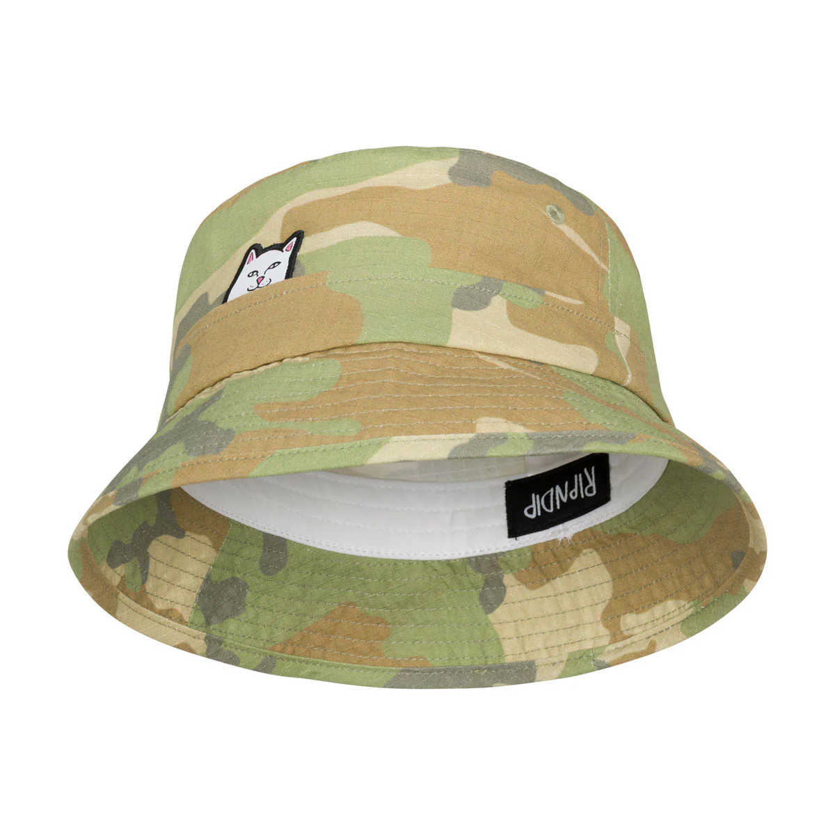 RIPNDIP Lord Nermal Bucket Hat - Camo - Image 3
