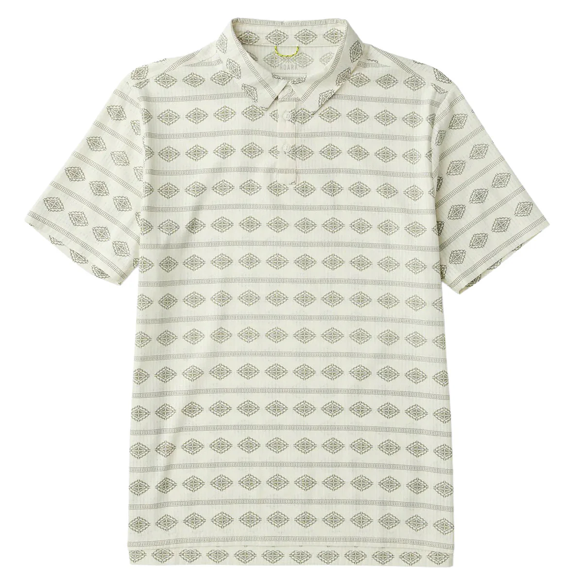 Roark Bless Up Polo Shirt - Unbleached - Image 3
