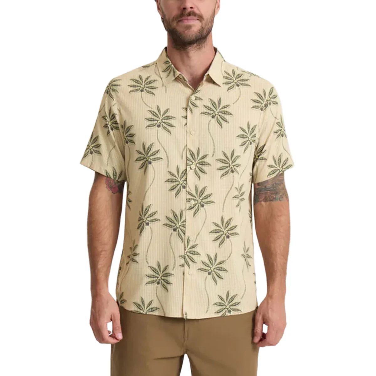 Roark Bless Up Shirt - Fossil Print