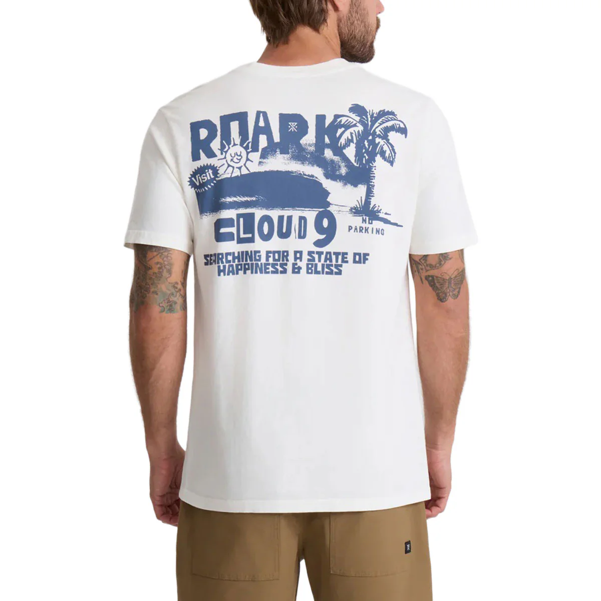 Roark Cloud 9 T-Shirt - Off White - Image 4