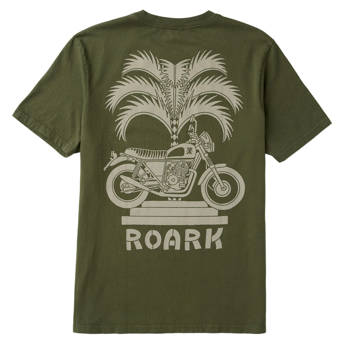Roark Moto Palm T-Shirt - Military