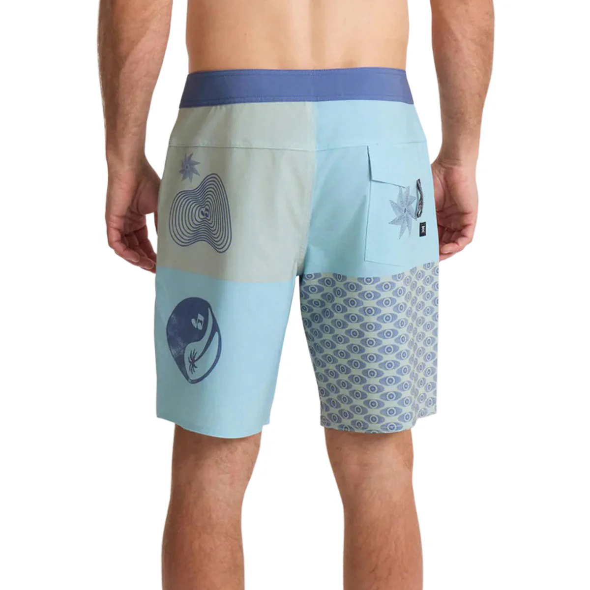 Roark Passage Boardshorts - Hazy Blue - Image 3