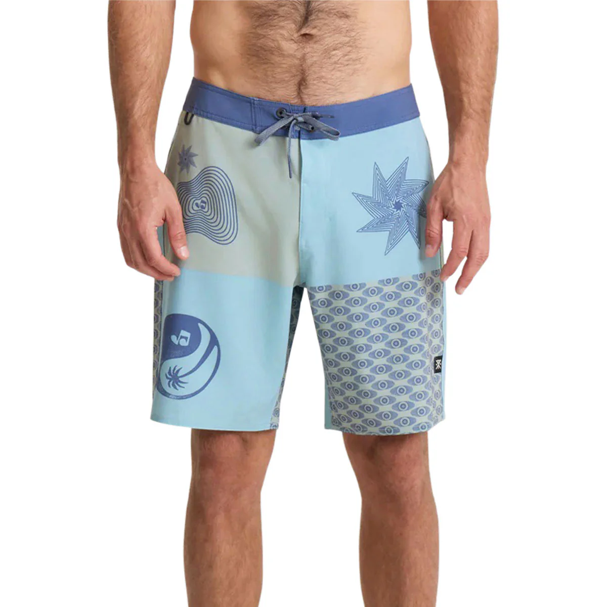 Roark Passage Boardshorts - Hazy Blue - Image 6