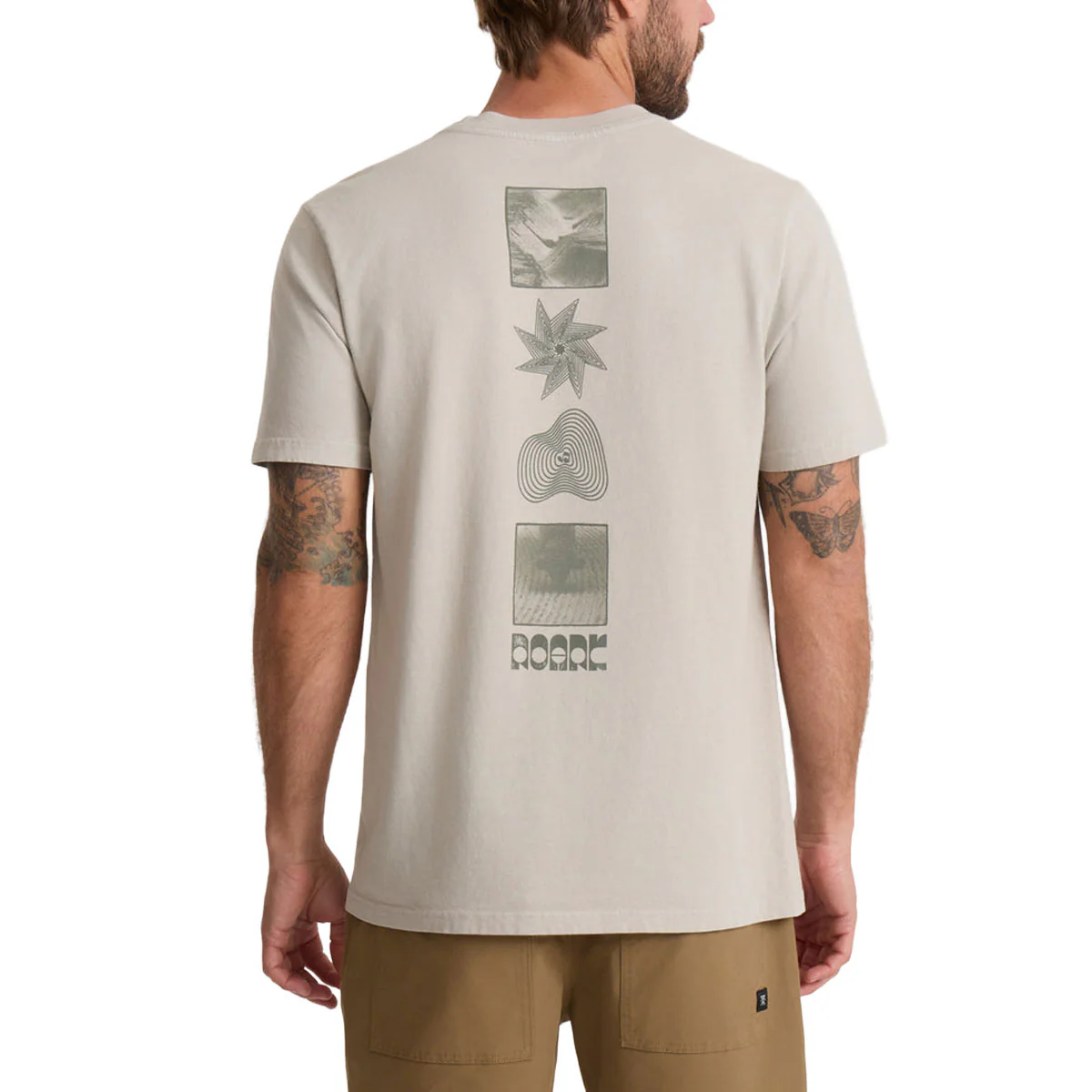 Roark Phonograph T-Shirt - Fossil - Image 4