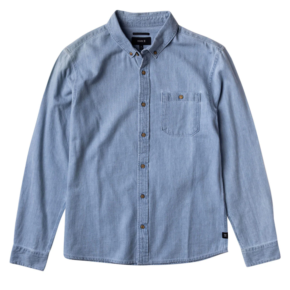 Roark Scholar Long Sleeve Woven Shirt - Bleached