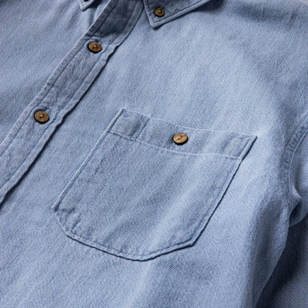 Roark Scholar Long Sleeve Woven Shirt - Bleached - Image 3