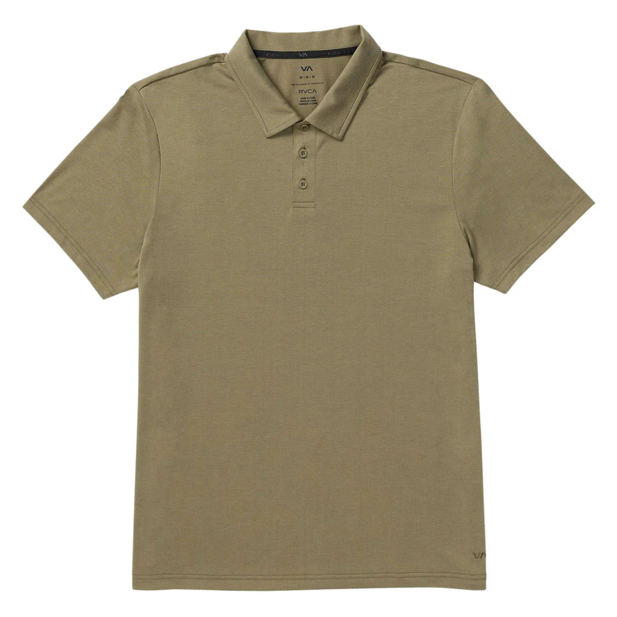 RVCA Balance Polo Shirt - Covert Green - Image 6