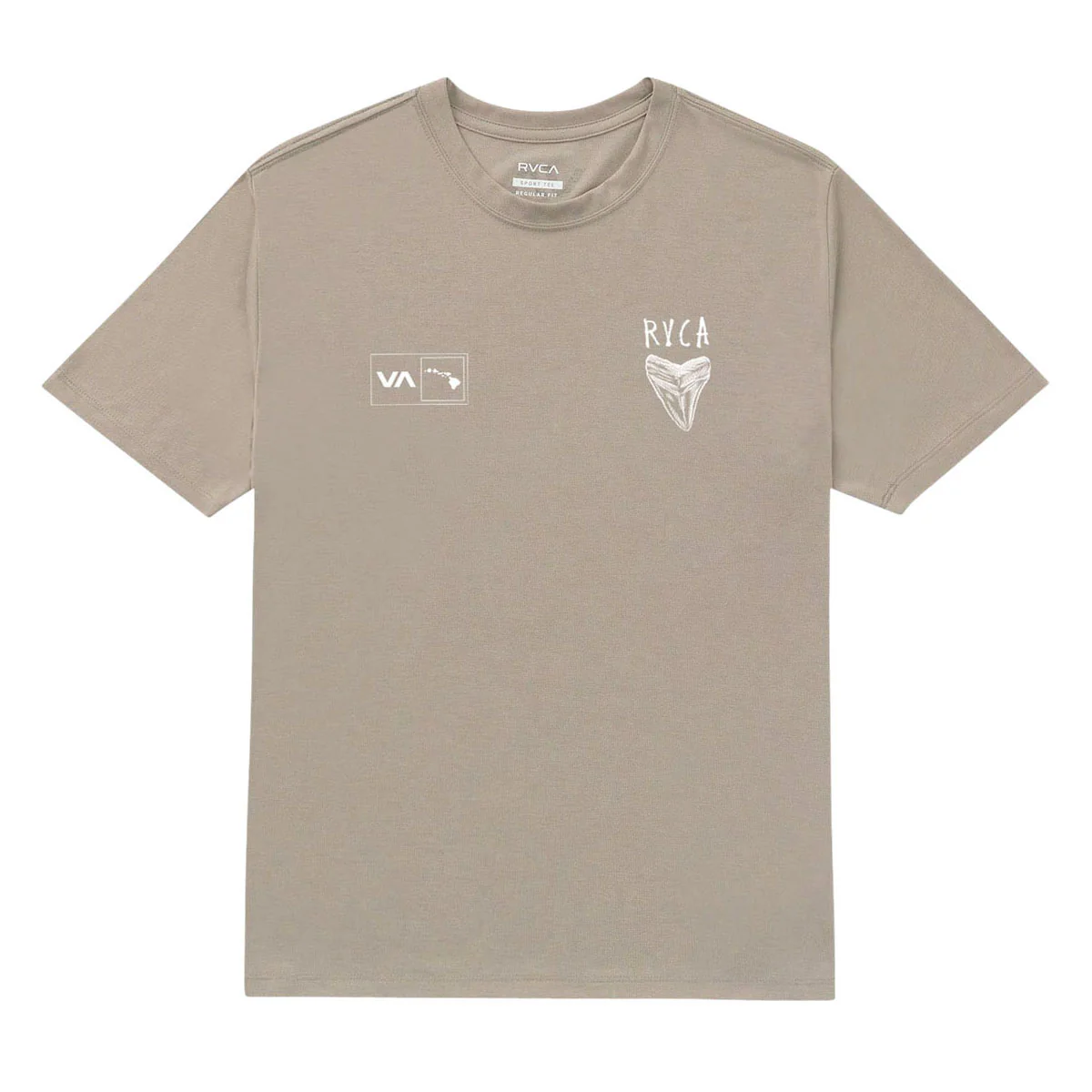 RVCA Ben Horton Hawaii T-Shirt - Brown Stone
