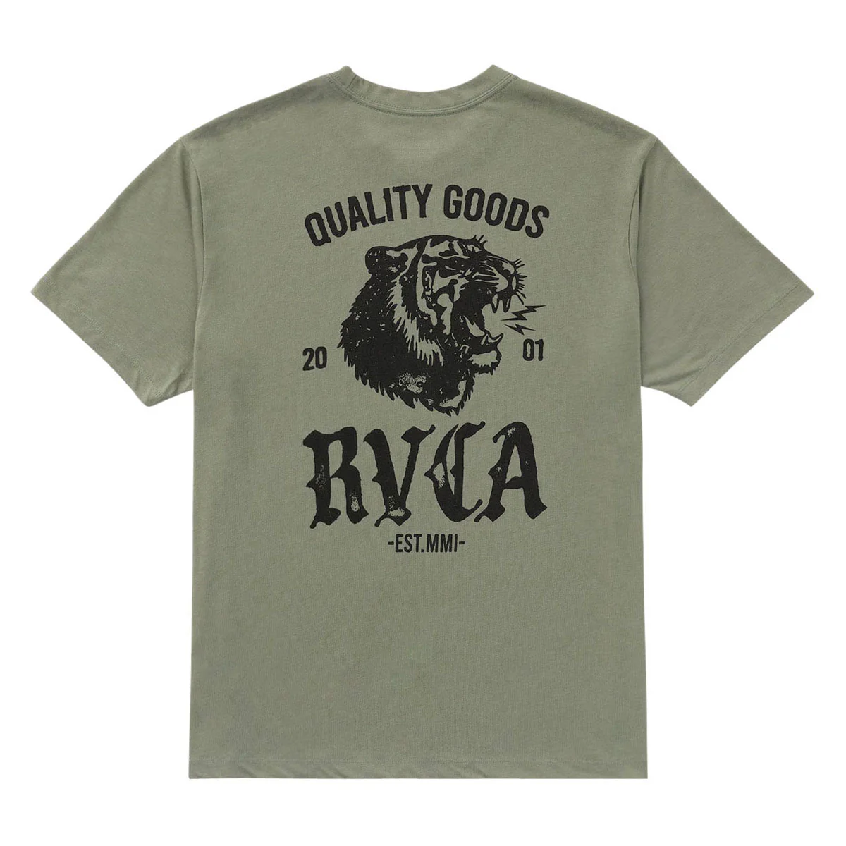 RVCA Big Cat T-Shirt - Army