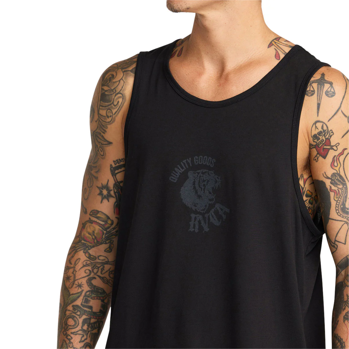 RVCA Big Cat Tank Top - Black - Image 5