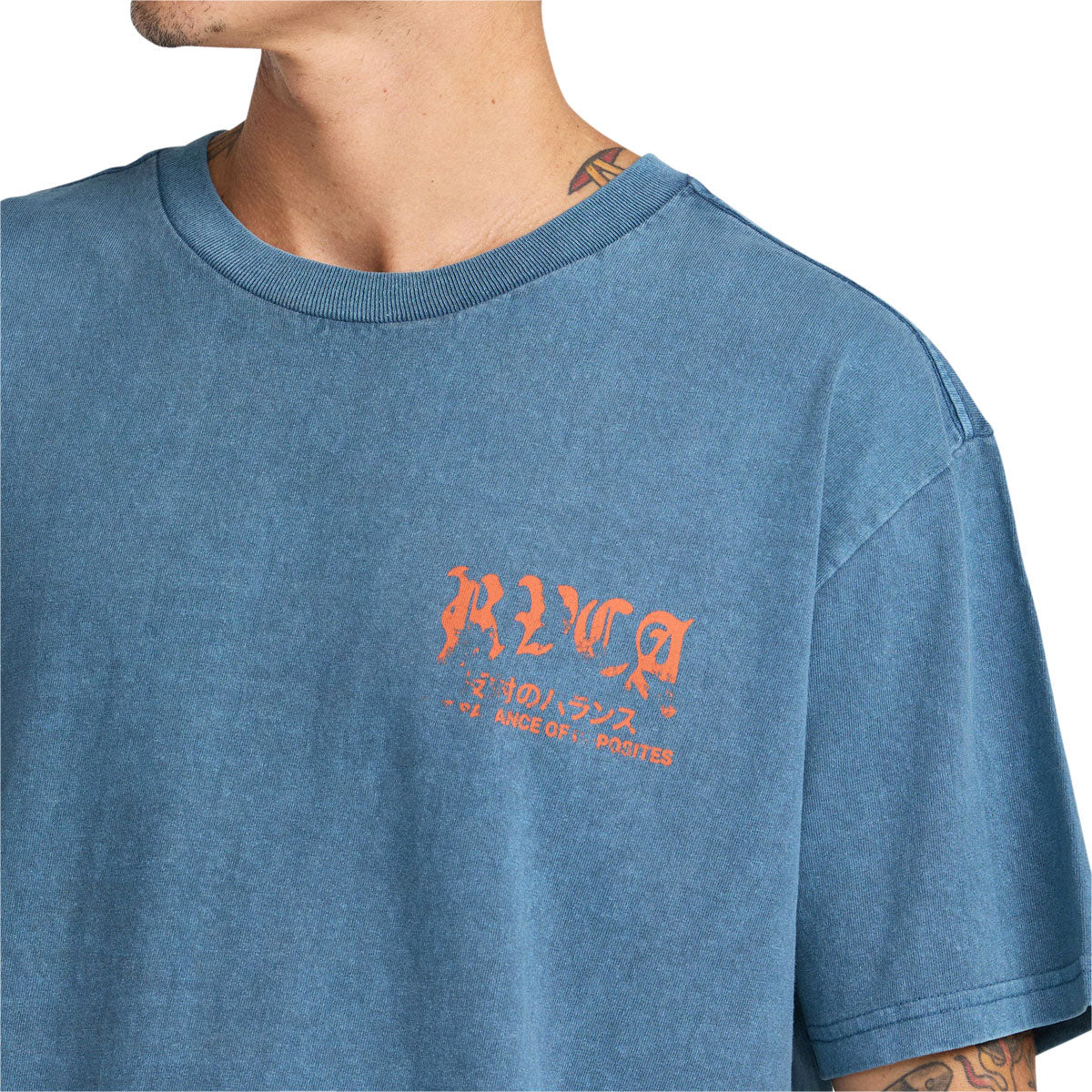 RVCA Big Press T-Shirt - Dark Denim - Image 5