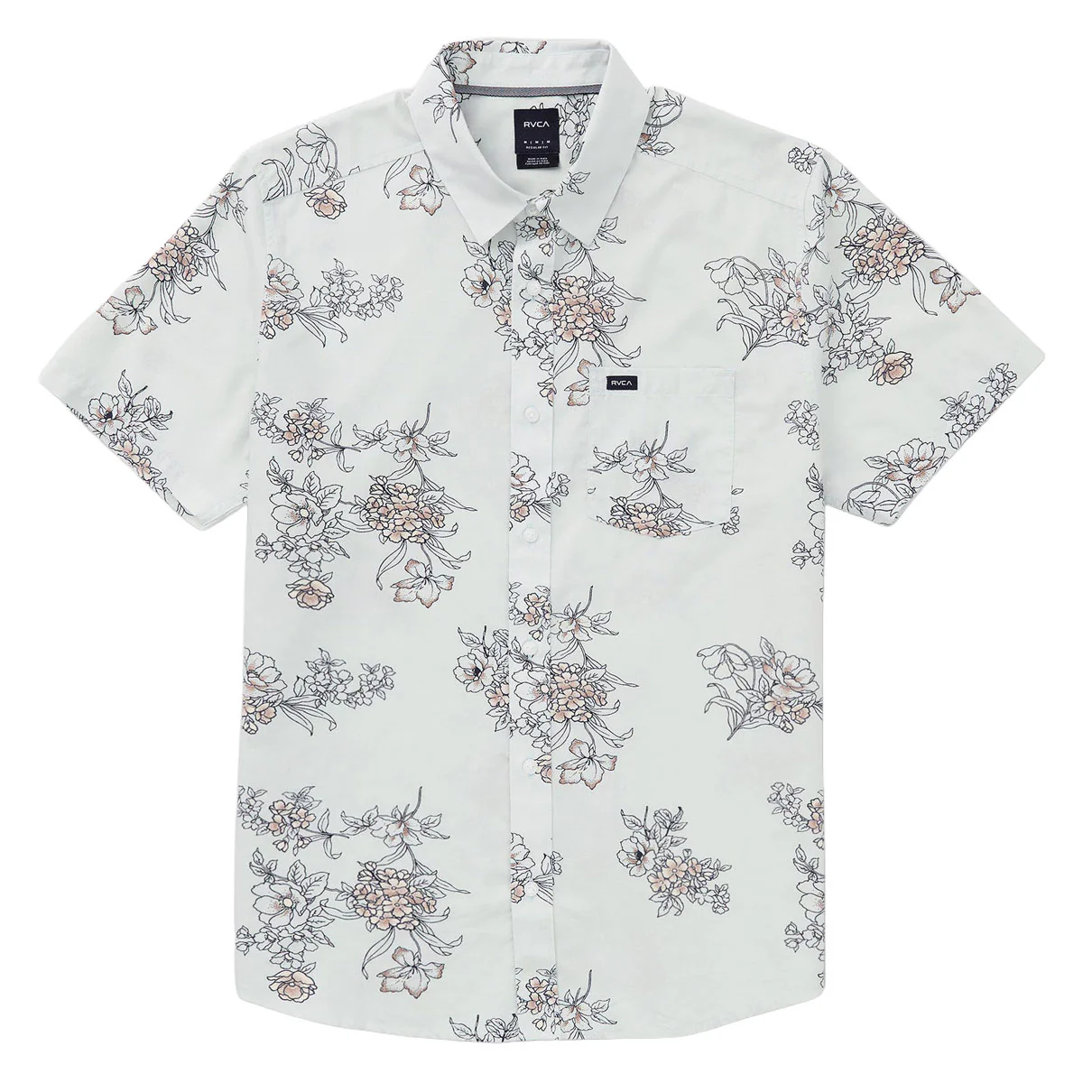 RVCA Botanical Shirt - Green Tea - Image 5