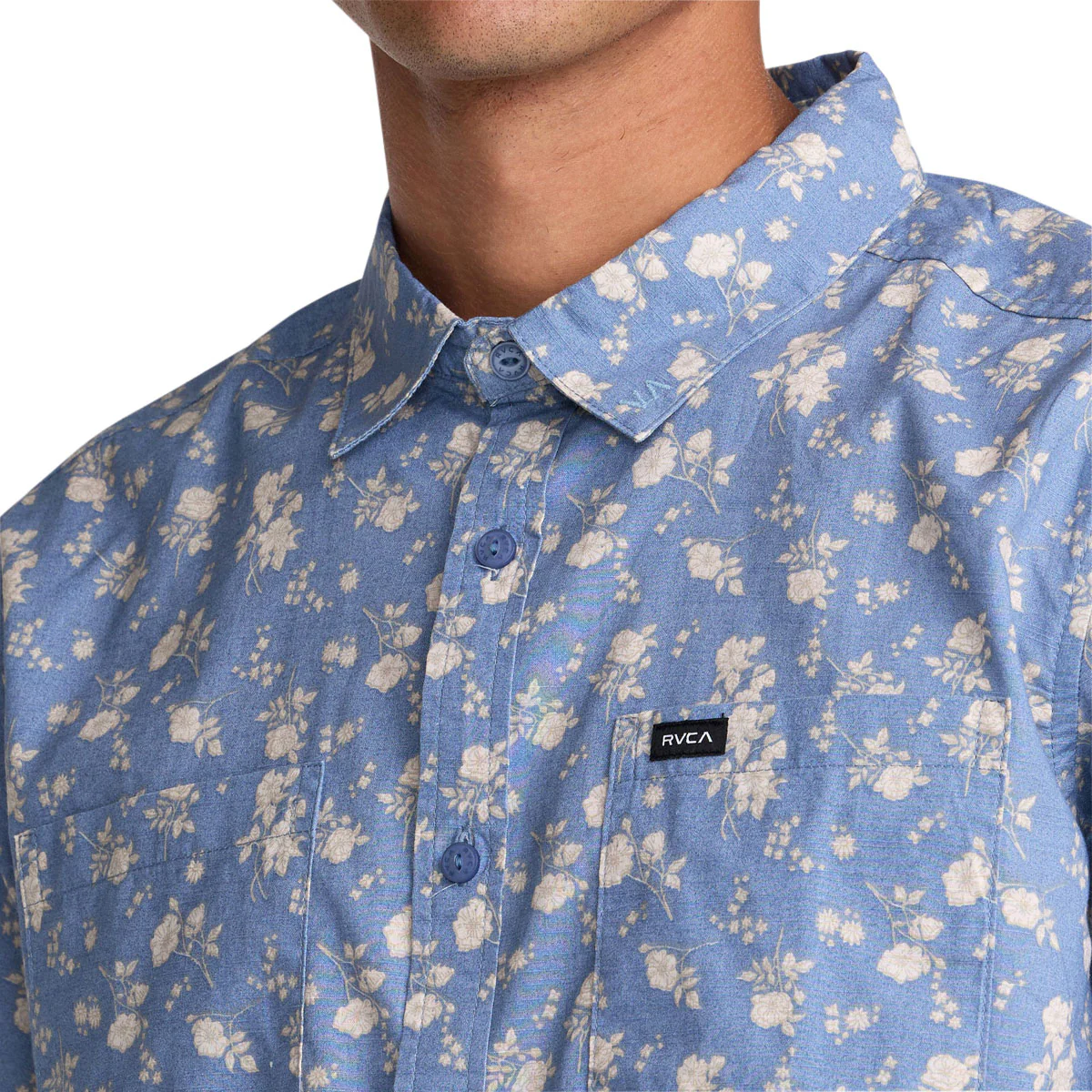 RVCA Breezy Shirt - Vintage Blue - Image 3