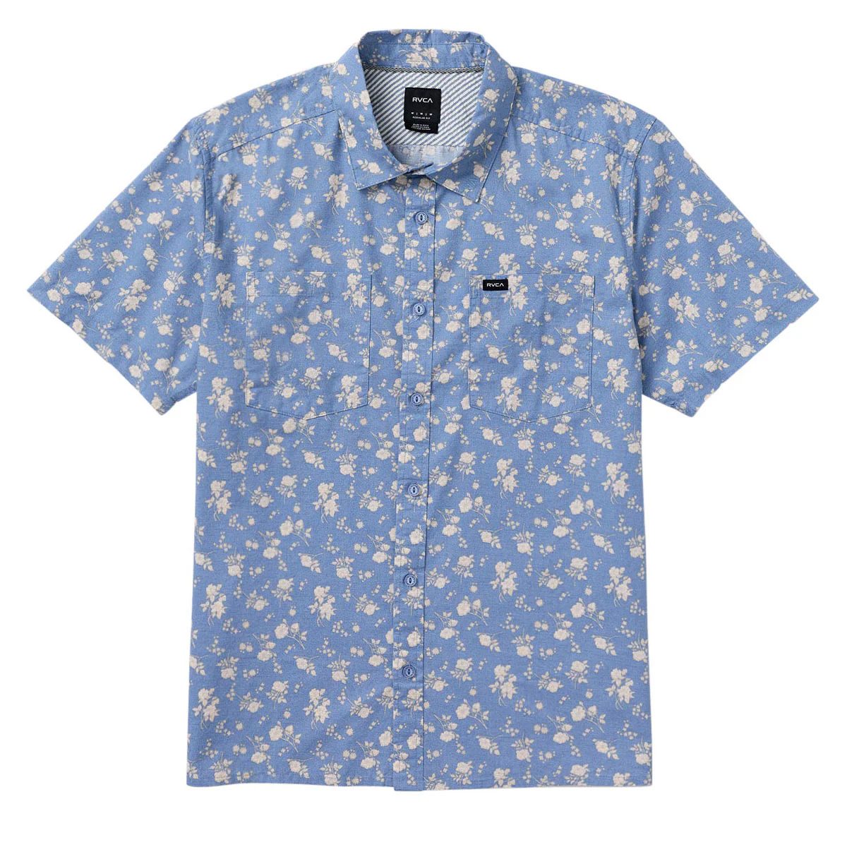 RVCA Breezy Shirt - Vintage Blue - Image 4