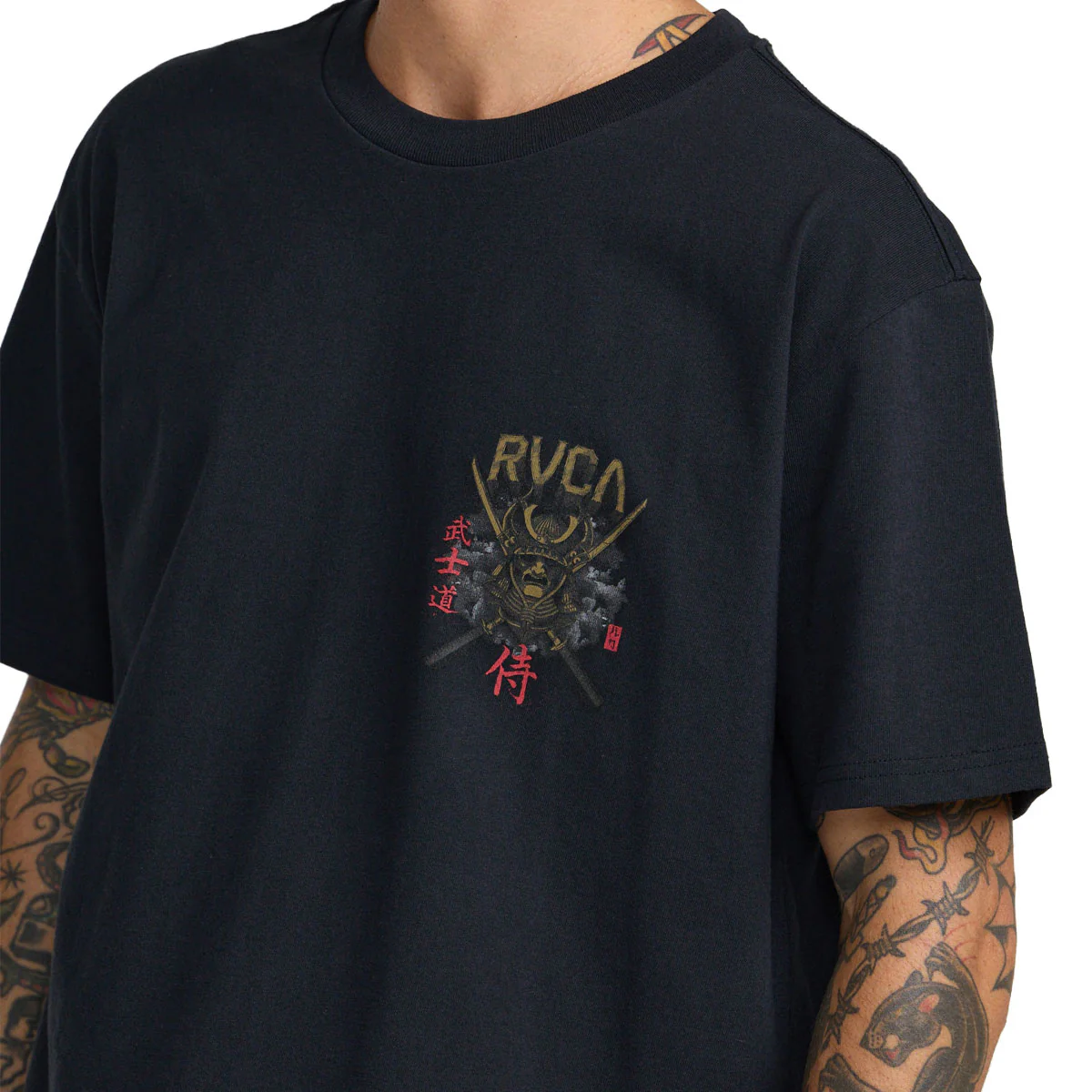 RVCA Bushido T-Shirt - Black - Image 5