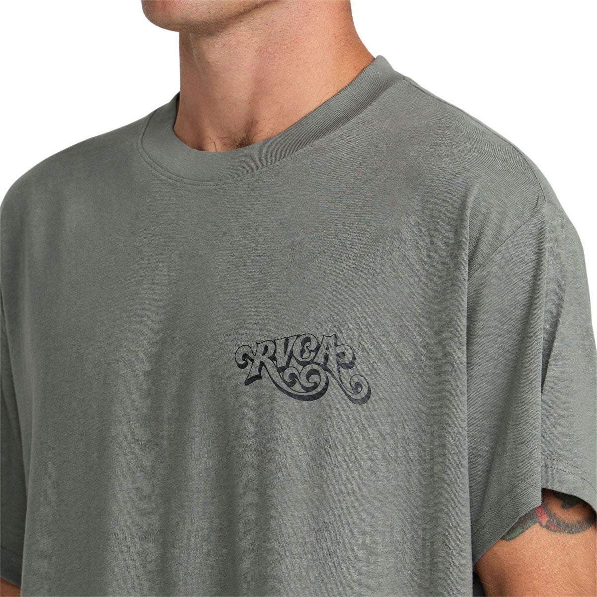 RVCA Classic T-Shirt - Sage Leaf - Image 4