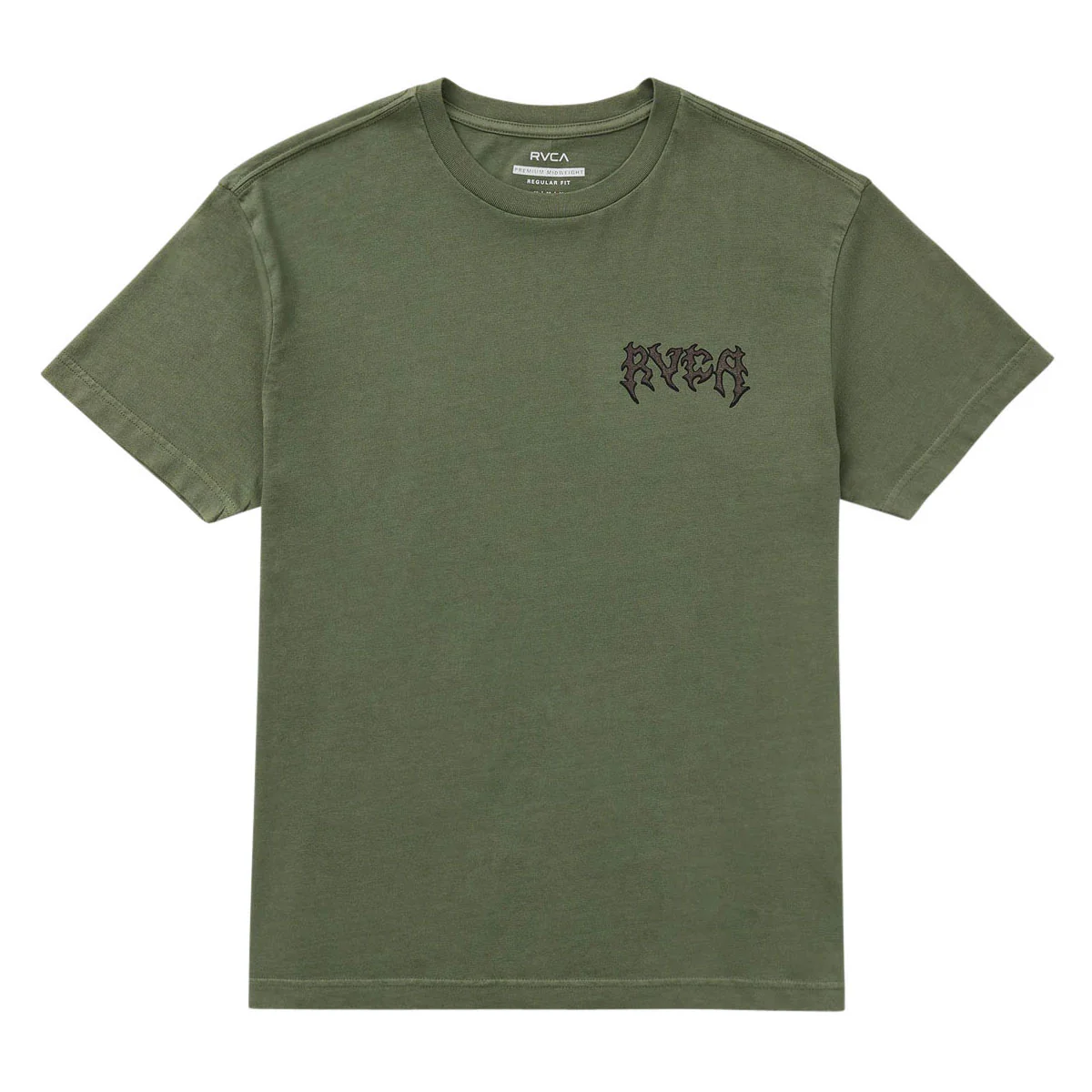RVCA Cobra Empire T-Shirt - Olive - Image 2