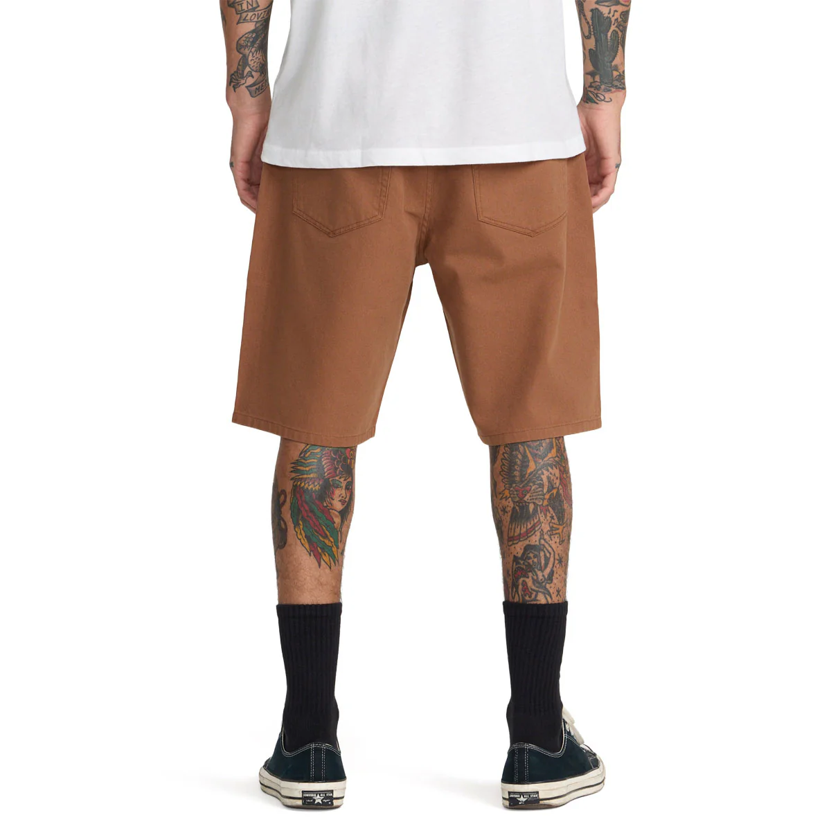 RVCA Dayshift 5 Pocket 21" Shorts - Rawhide - Image 4