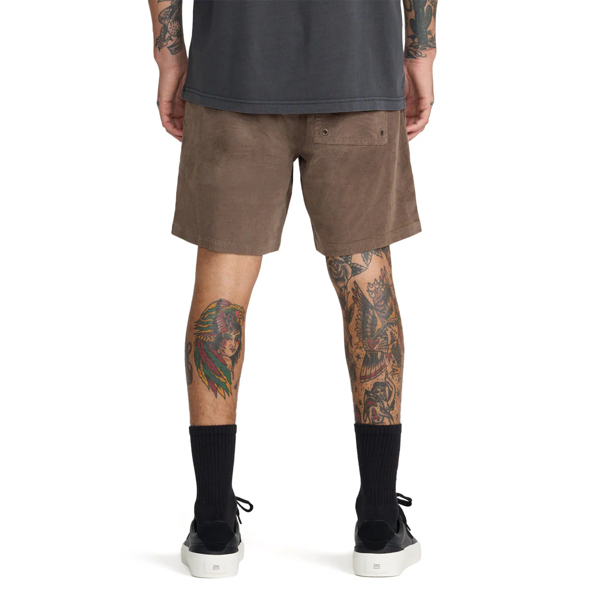 RVCA Escape Elastic Cord Shorts - Mushroom - Image 3
