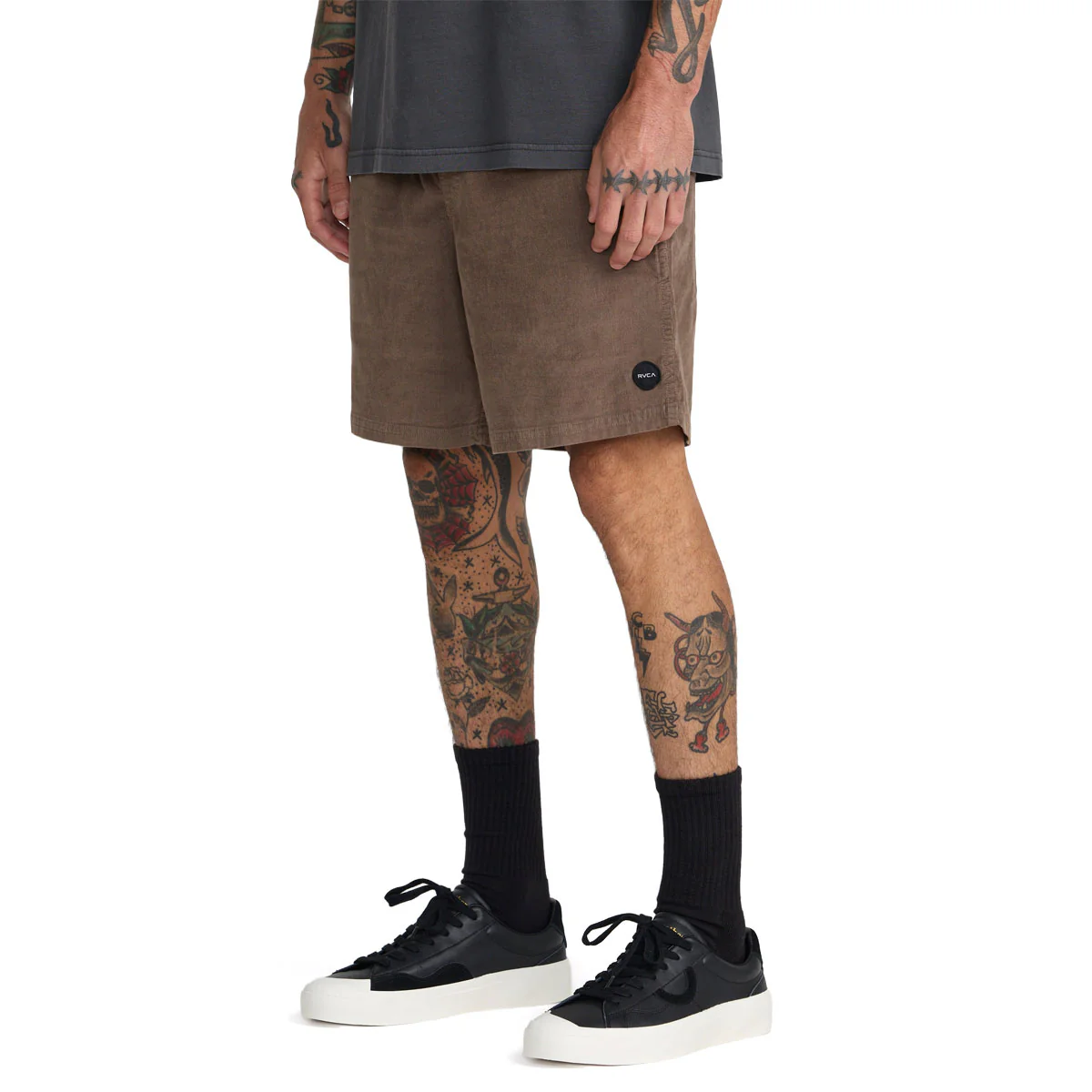 RVCA Escape Elastic Cord Shorts - Mushroom - Image 4
