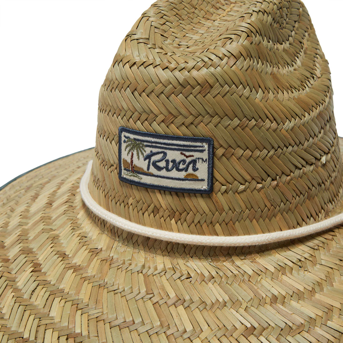 RVCA Exotica Straw Lifeguard Hat - Olive - Image 3