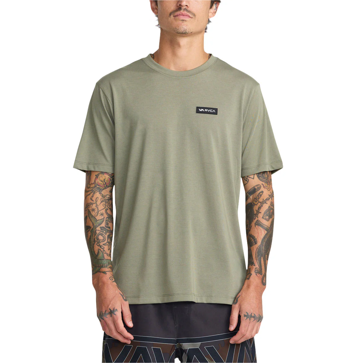 RVCA Icon T-Shirt - Army - Image 3