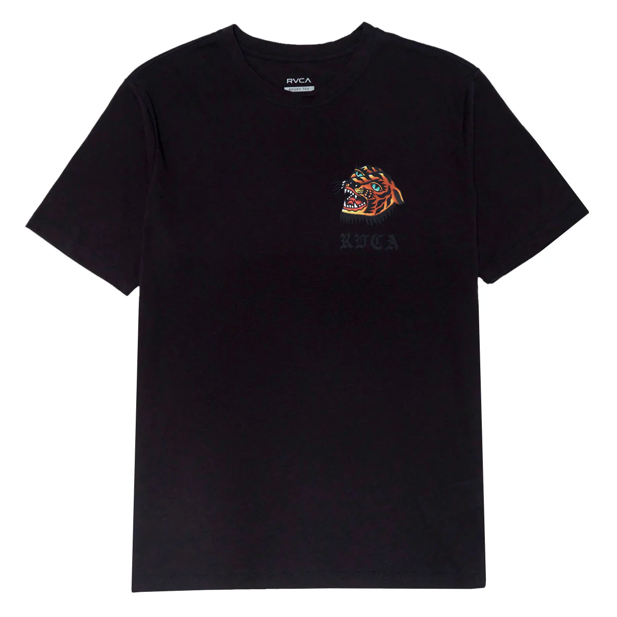RVCA Kaleb Tiger T-Shirt - Black - Image 2