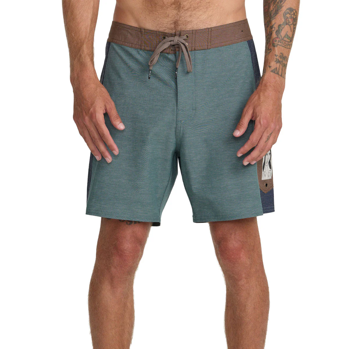 RVCA Last Days 17" Boardshorts - Balsam Green - Image 3