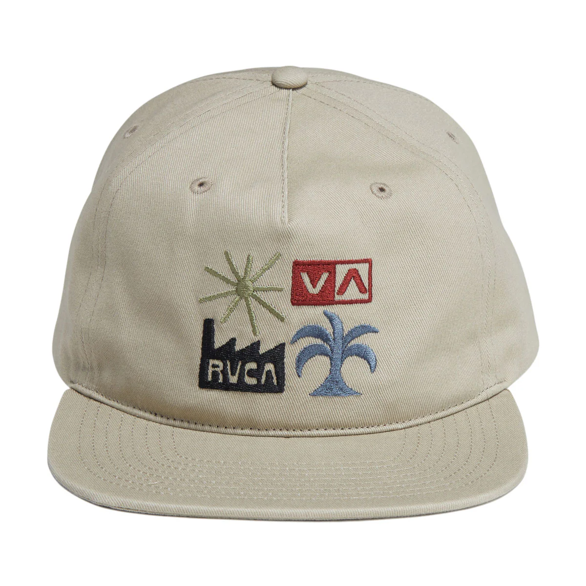 RVCA Mirage Snapback Hat - Slate Blue - Image 2