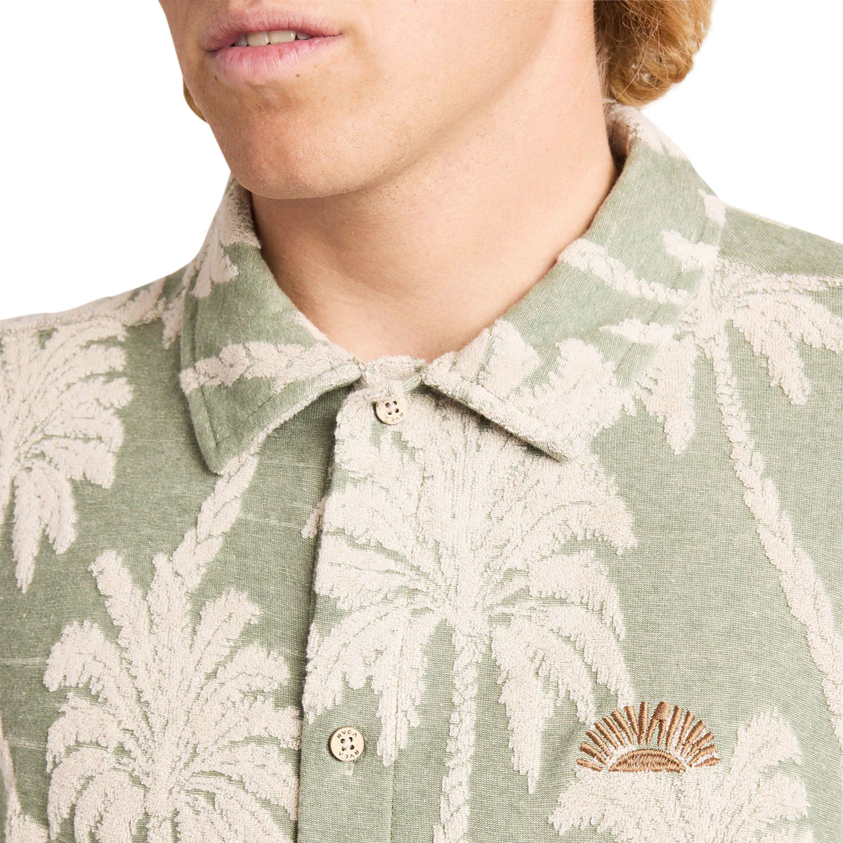 RVCA Palm Fall Shirt - Jade - Image 3
