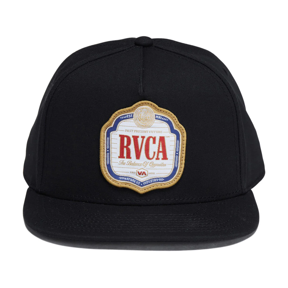RVCA Philsner Snapback Hat - Black - Image 2