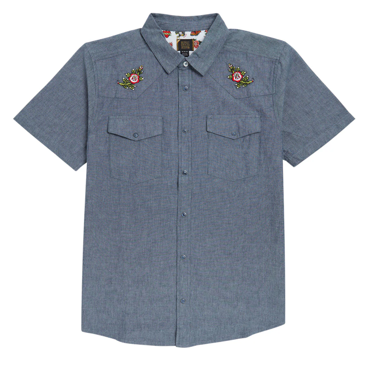 RVCA Rosa Chambray Shirt - Indigo