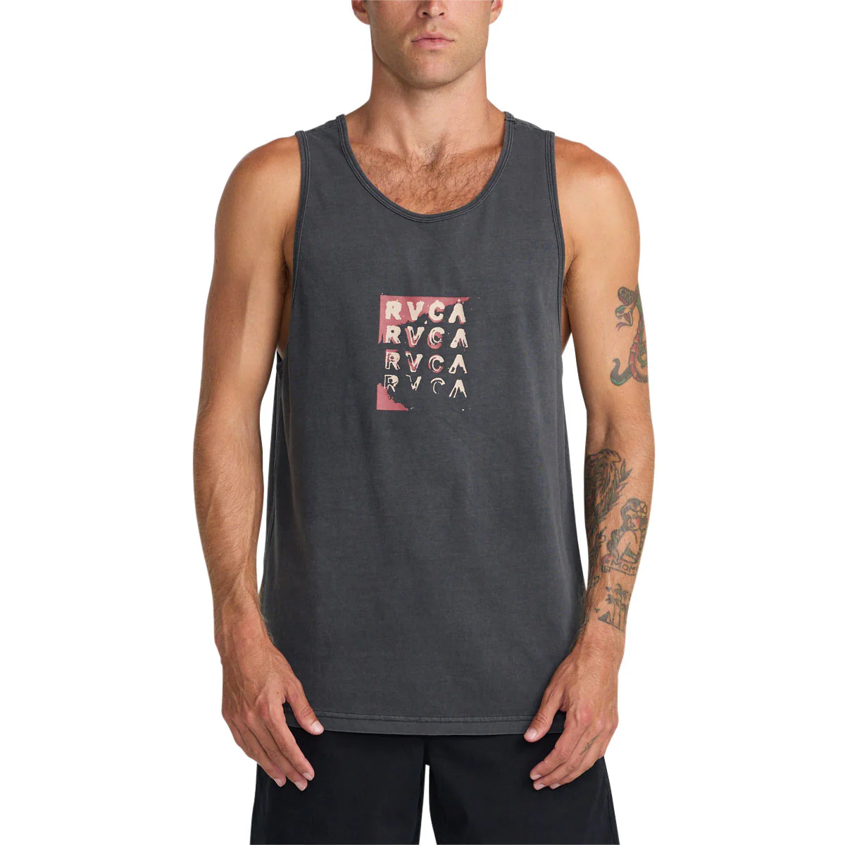 RVCA Rvca Quad Tank Top - Pirate Black - Image 2