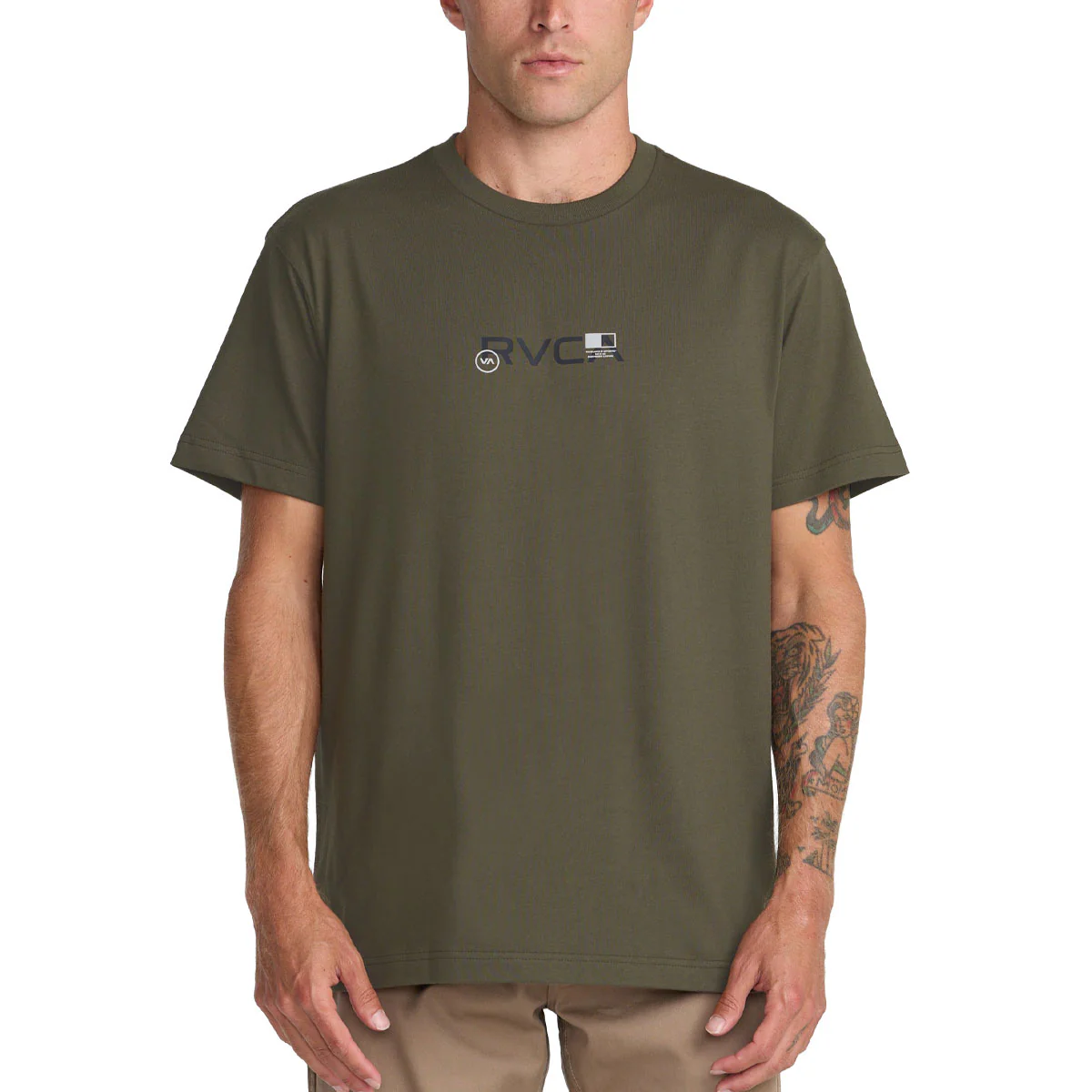 RVCA Small Icons T-Shirt - Fatigue - Image 2