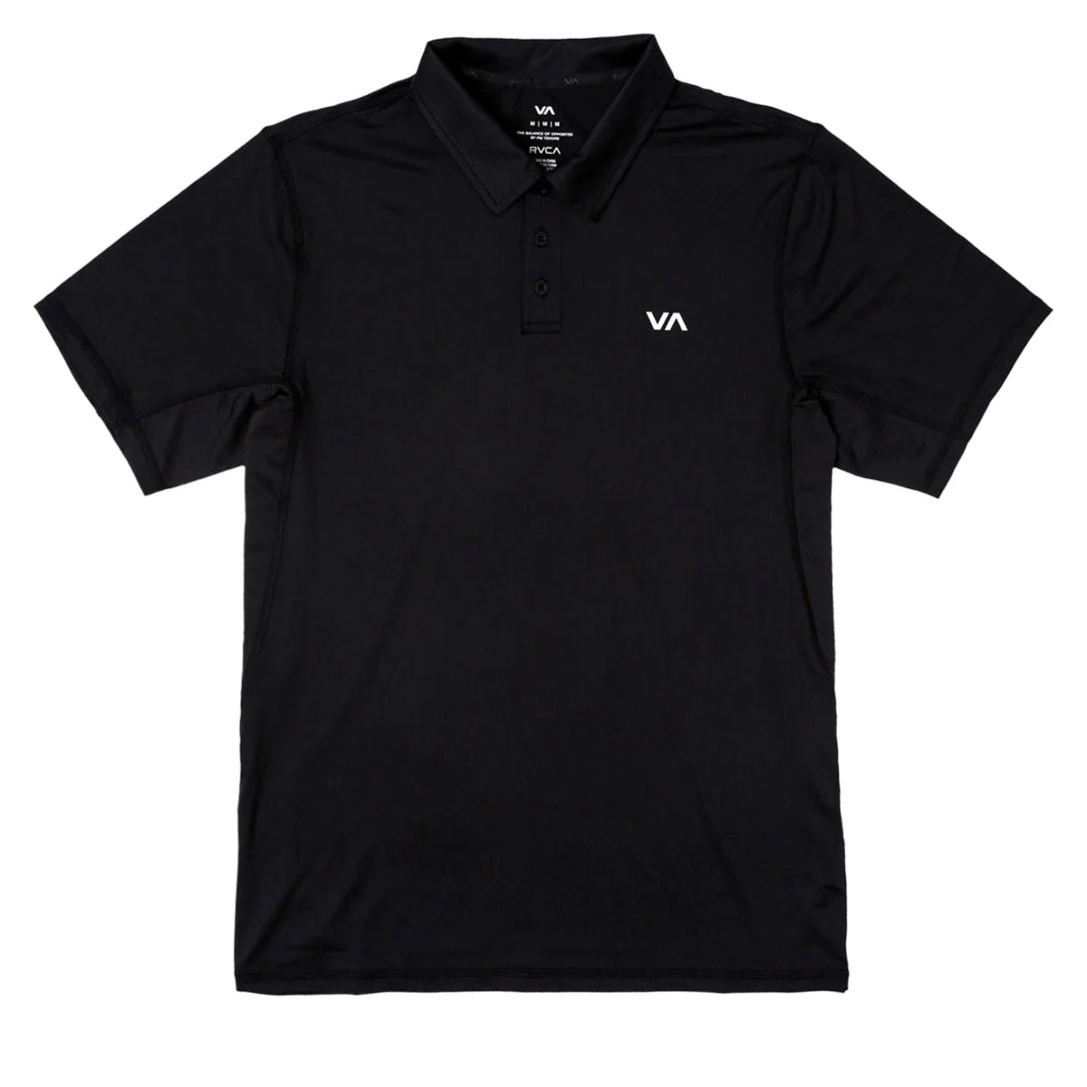 RVCA Sport Vent Polo Shirt - New Black