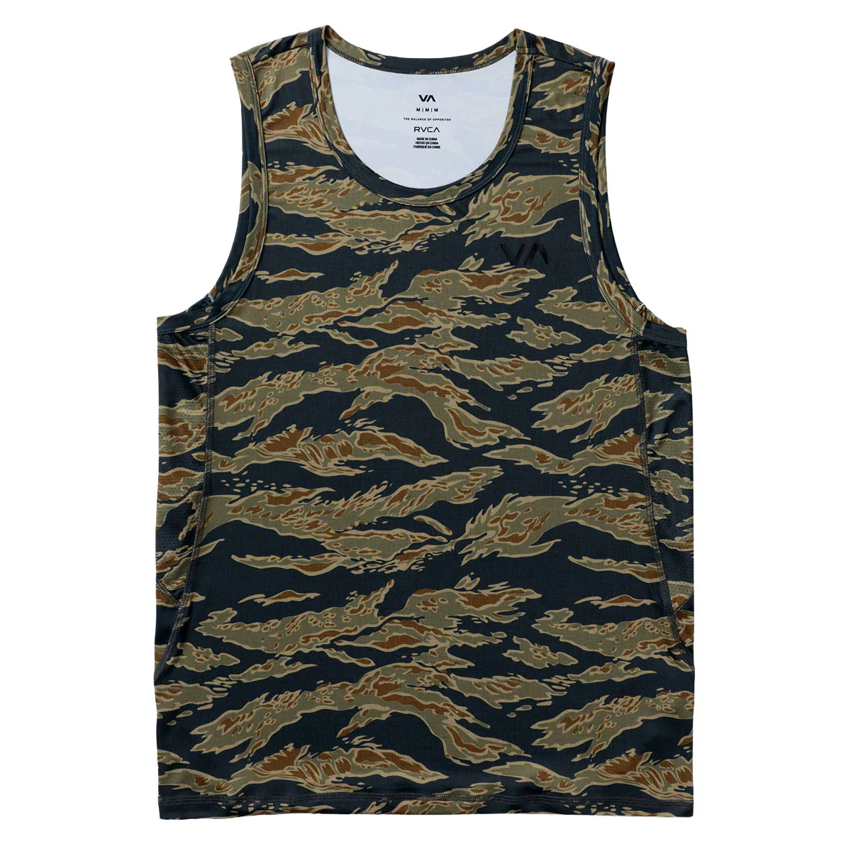RVCA Sport Vent Tank Top - Tiger Camo