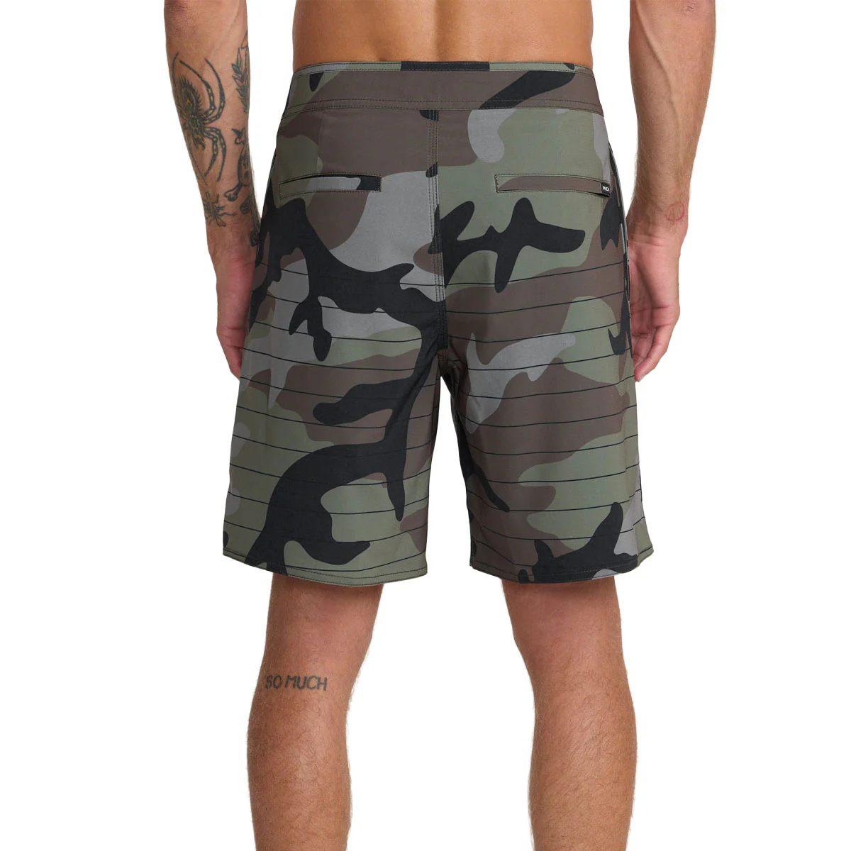 RVCA Steady Stripe Boardshorts - Camel - Image 4