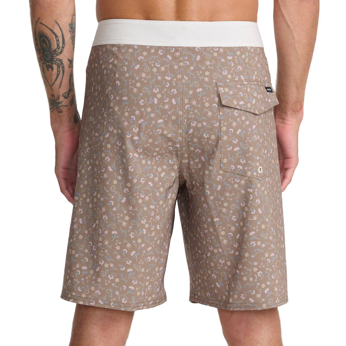 RVCA VA Trunk Print Boardshorts - Coyote - Image 4