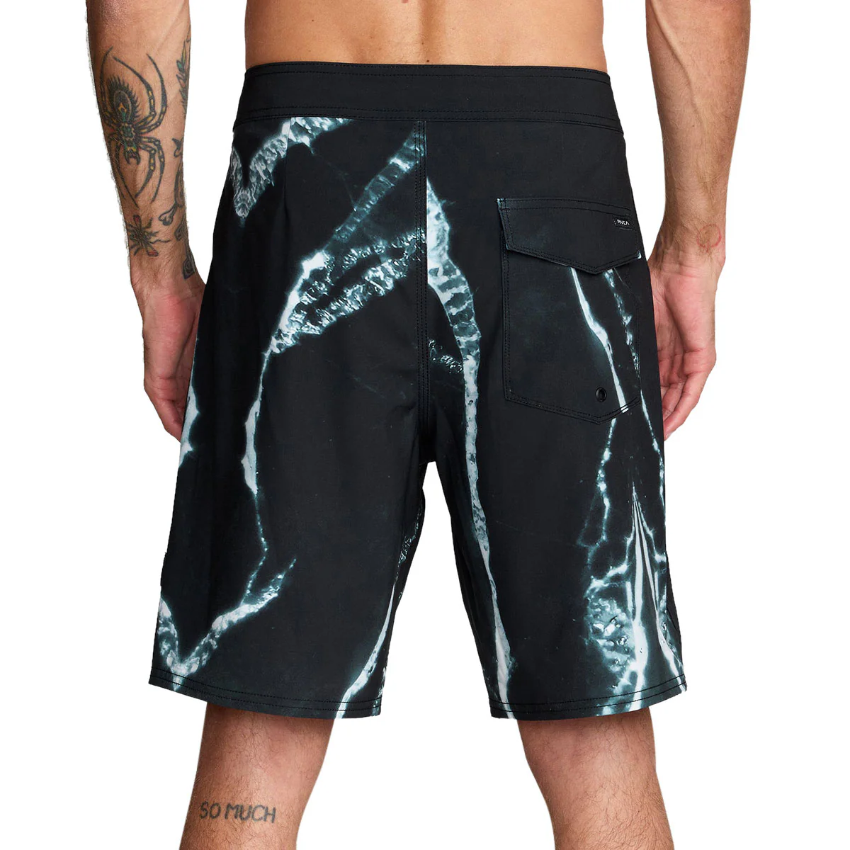 RVCA x Clay Boardshorts - Black Resin - Image 4