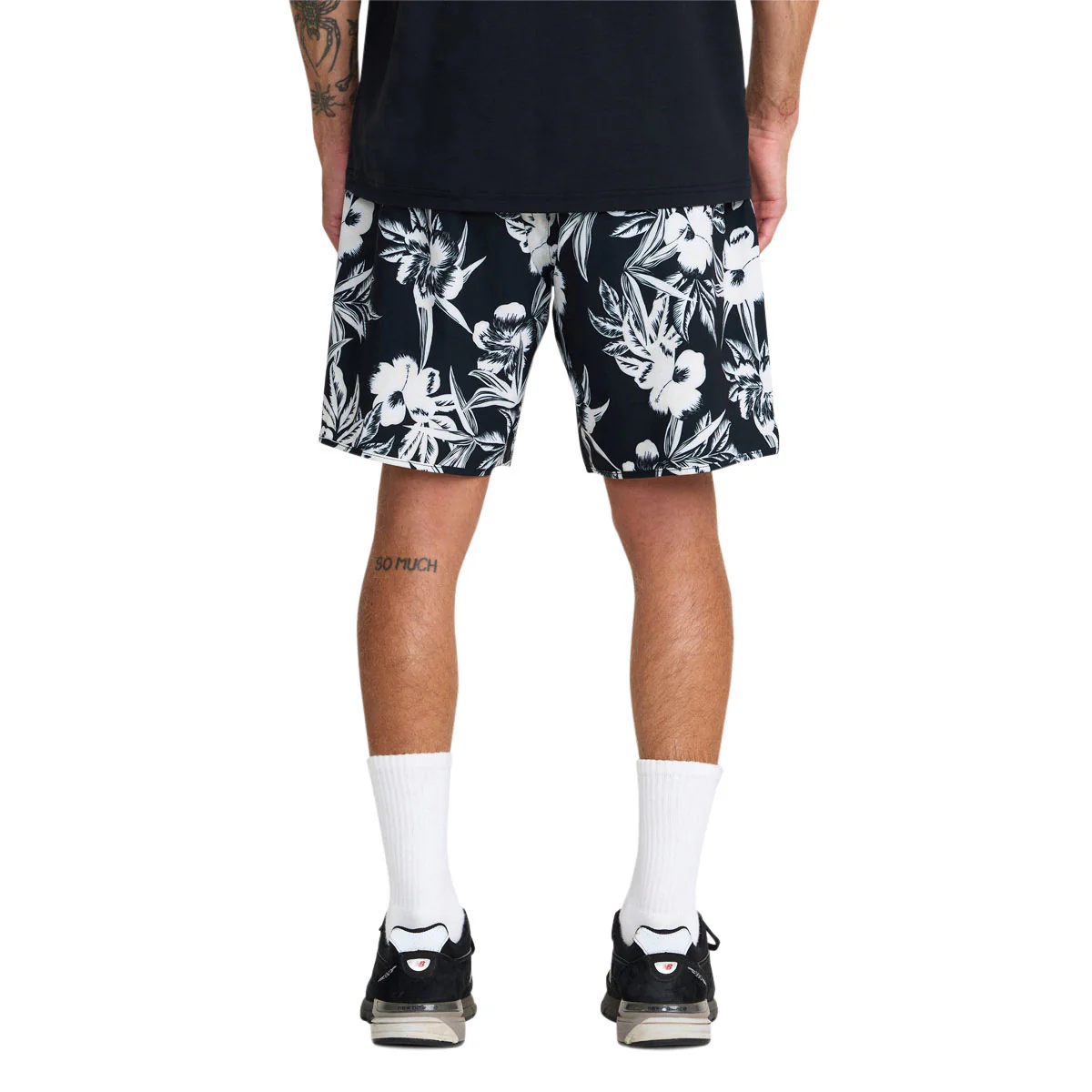 RVCA Yogger Stretch Hawaii 17" Shorts - Black - Image 3