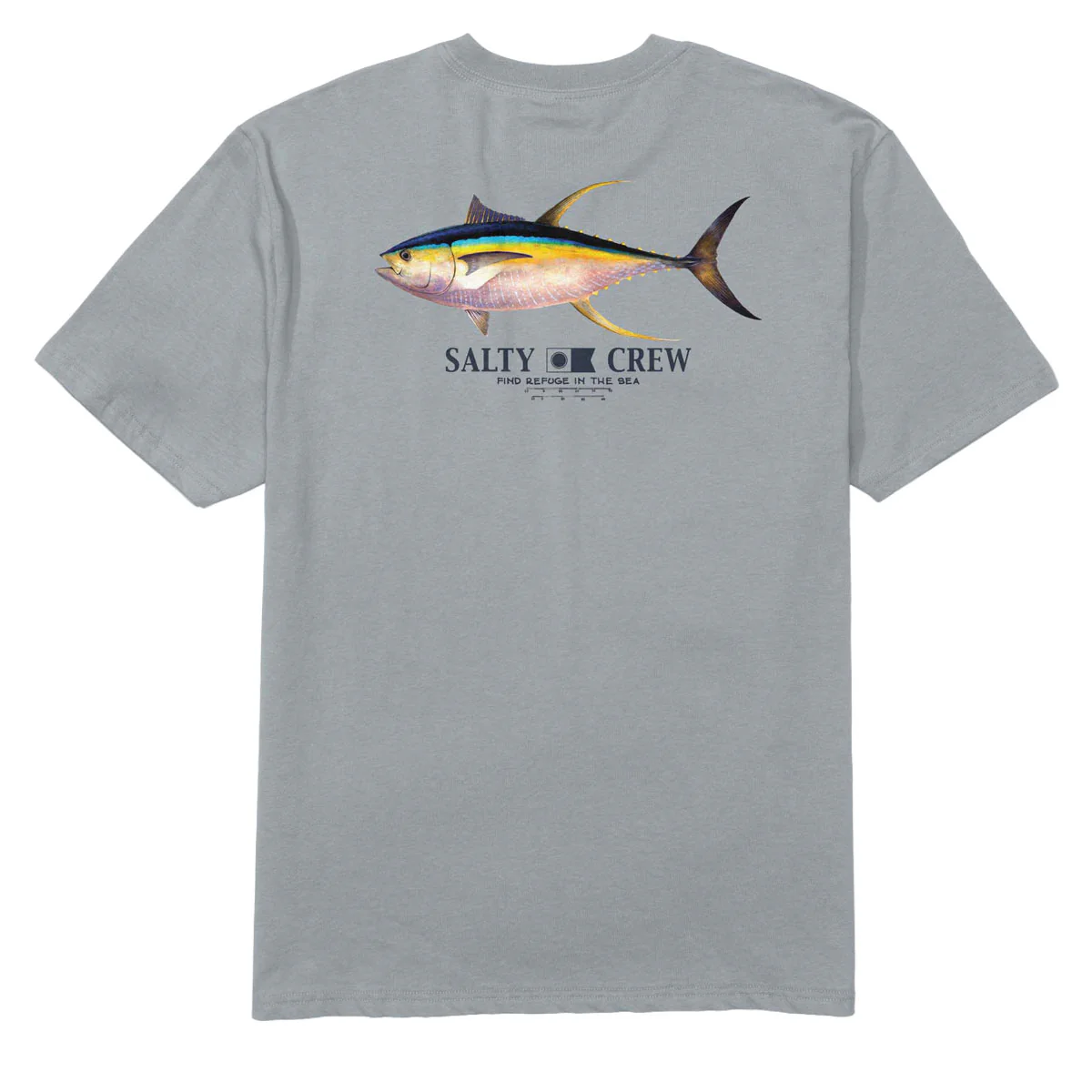 Salty Crew Ahi Classic T-Shirt - Quarry
