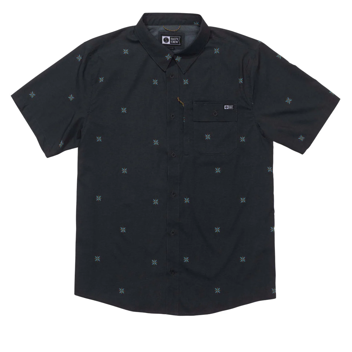 Salty Crew Flagship UV Button Up Shirt - Phantom