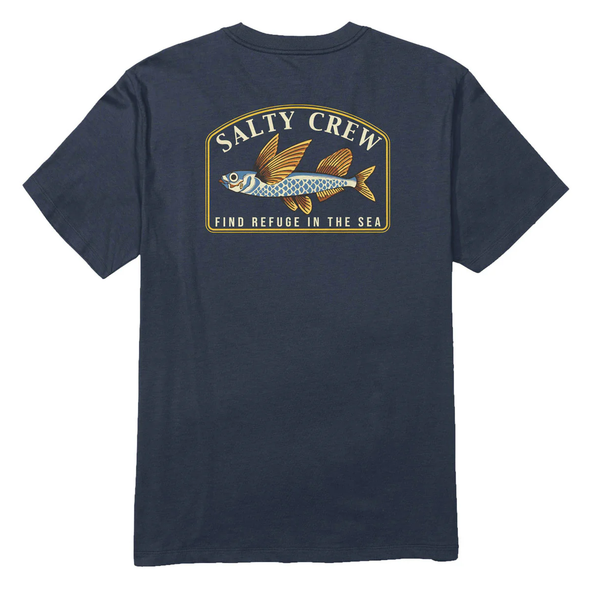 Salty Crew Fly Home T-Shirt - Navy