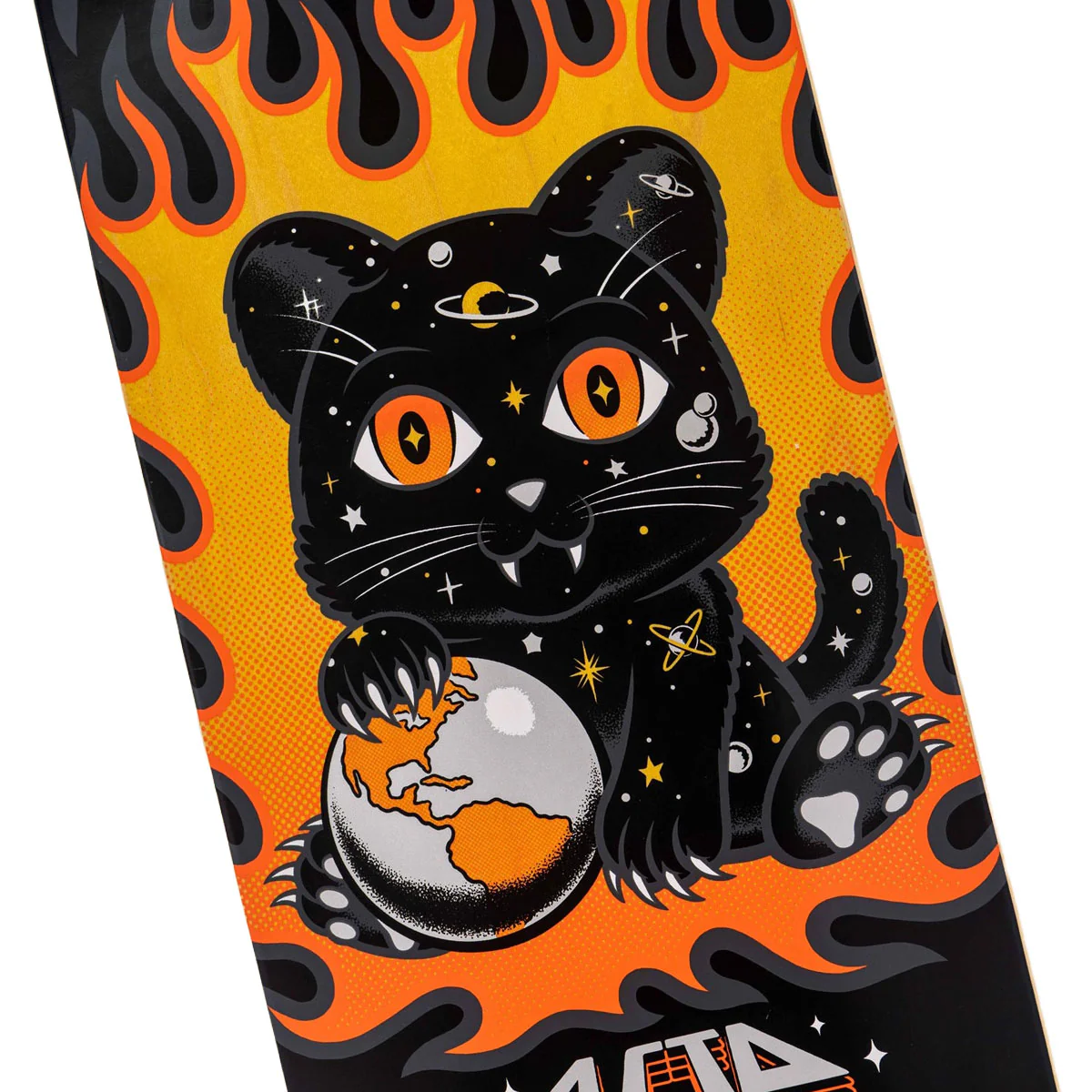 Santa Cruz Asta Space Kitten Twin Pro Skateboard Deck - 8.20" - Image 3
