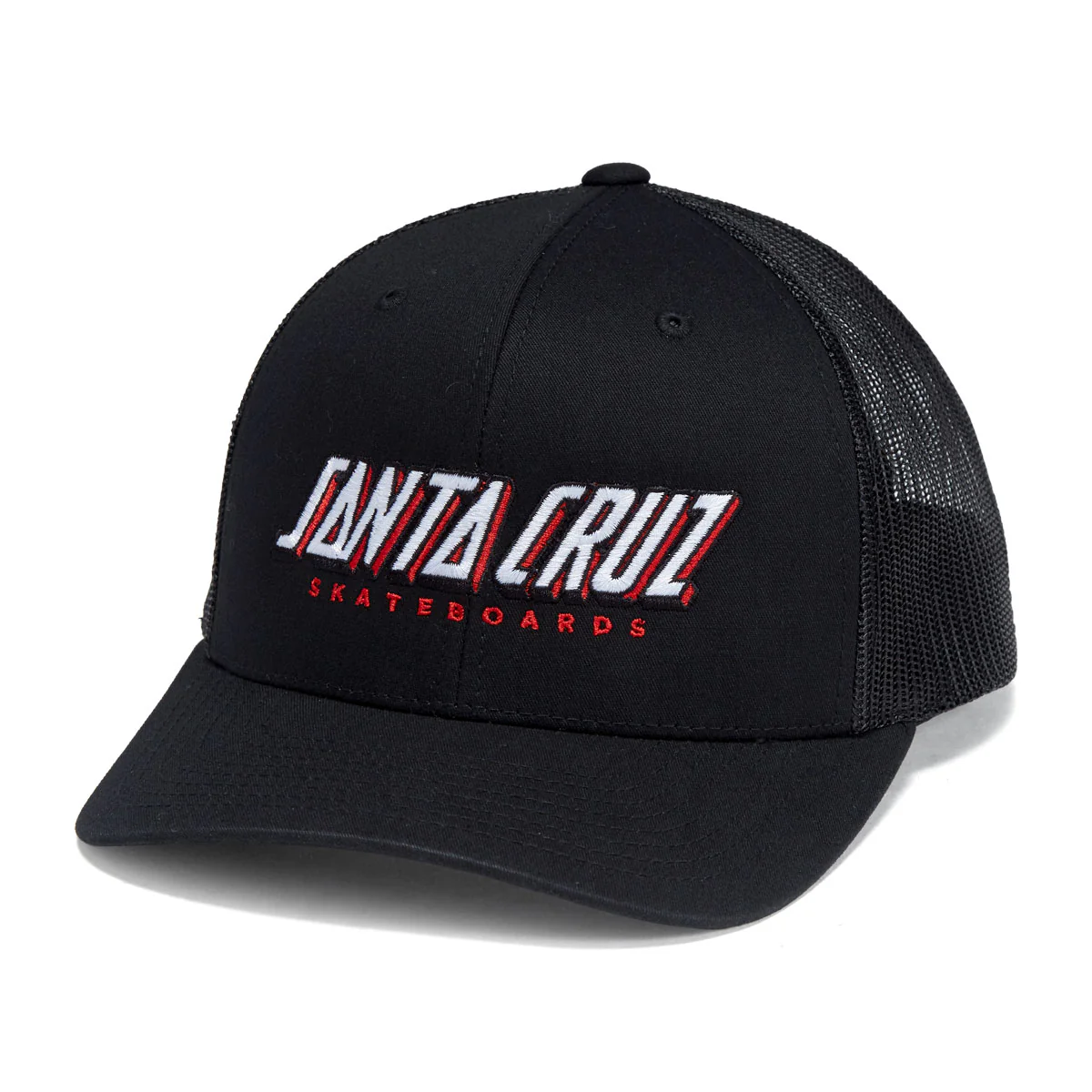 Santa Cruz Big Strip Snapback Hat - Black