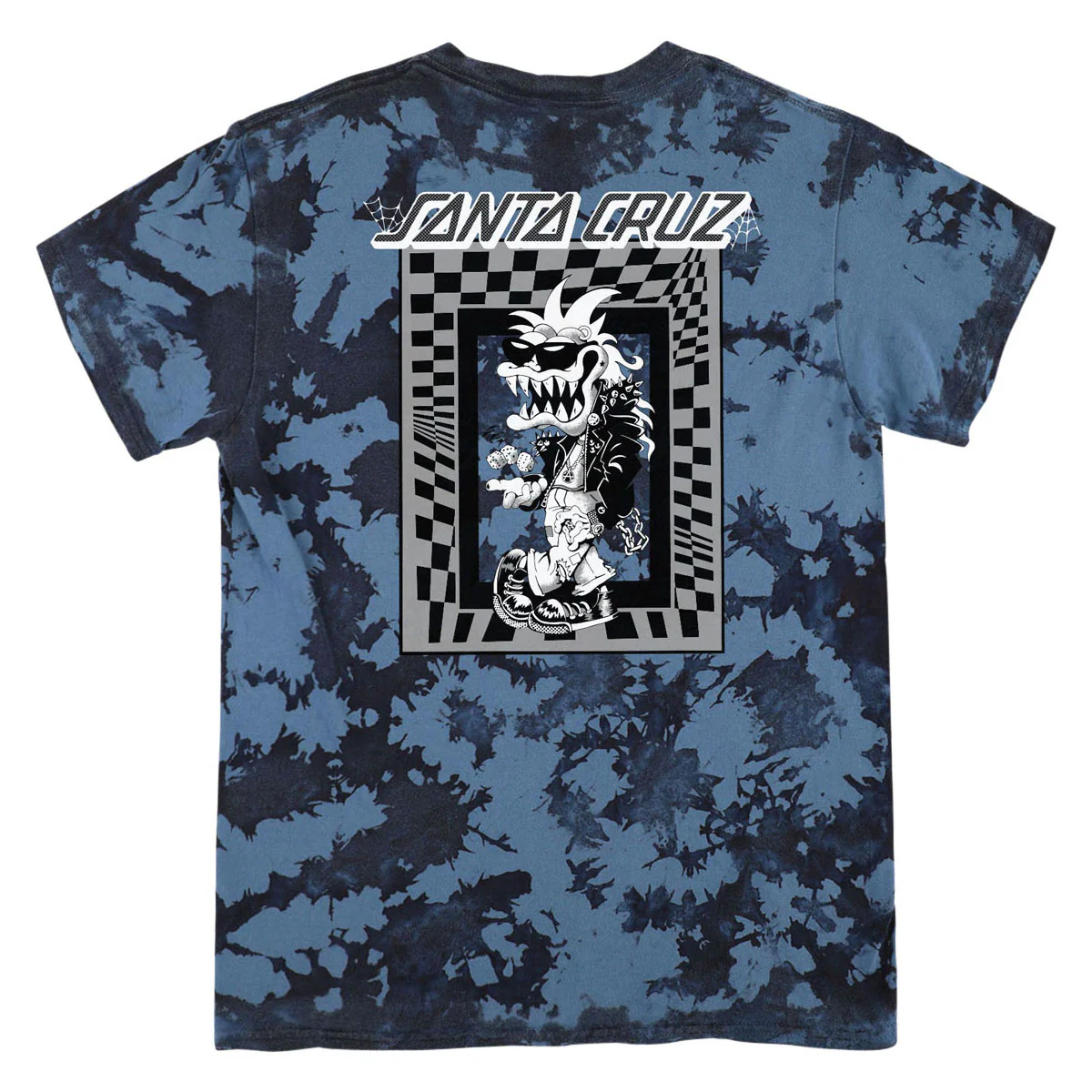 Santa Cruz Check Gremlin T-Shirt - Iced Navy