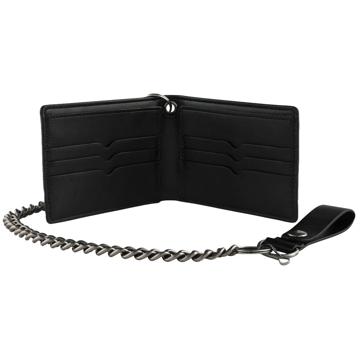 Santa Cruz Check Web Strip Chain Wallet - Black - Image 3