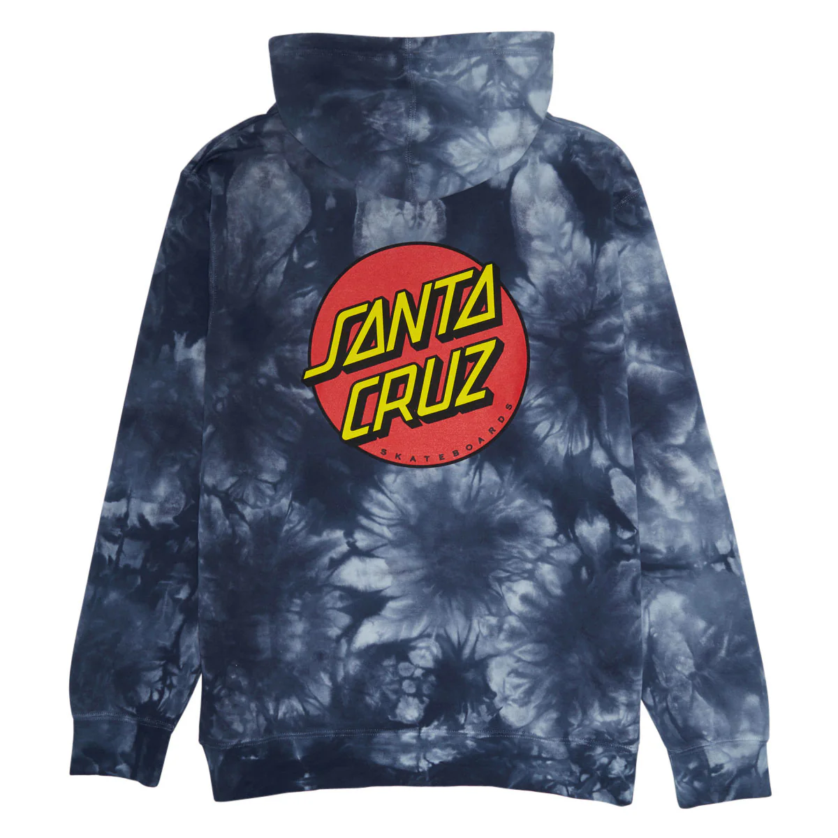 Santa Cruz Classic Dot Hoodie - Tie Dye Navy - Image 2