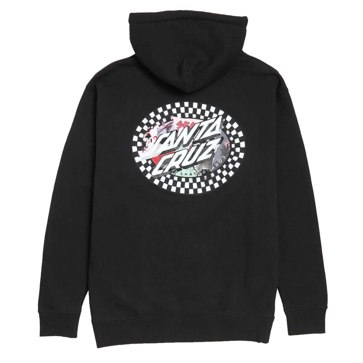 Santa Cruz Collage Oval Dot Hoodie - Black