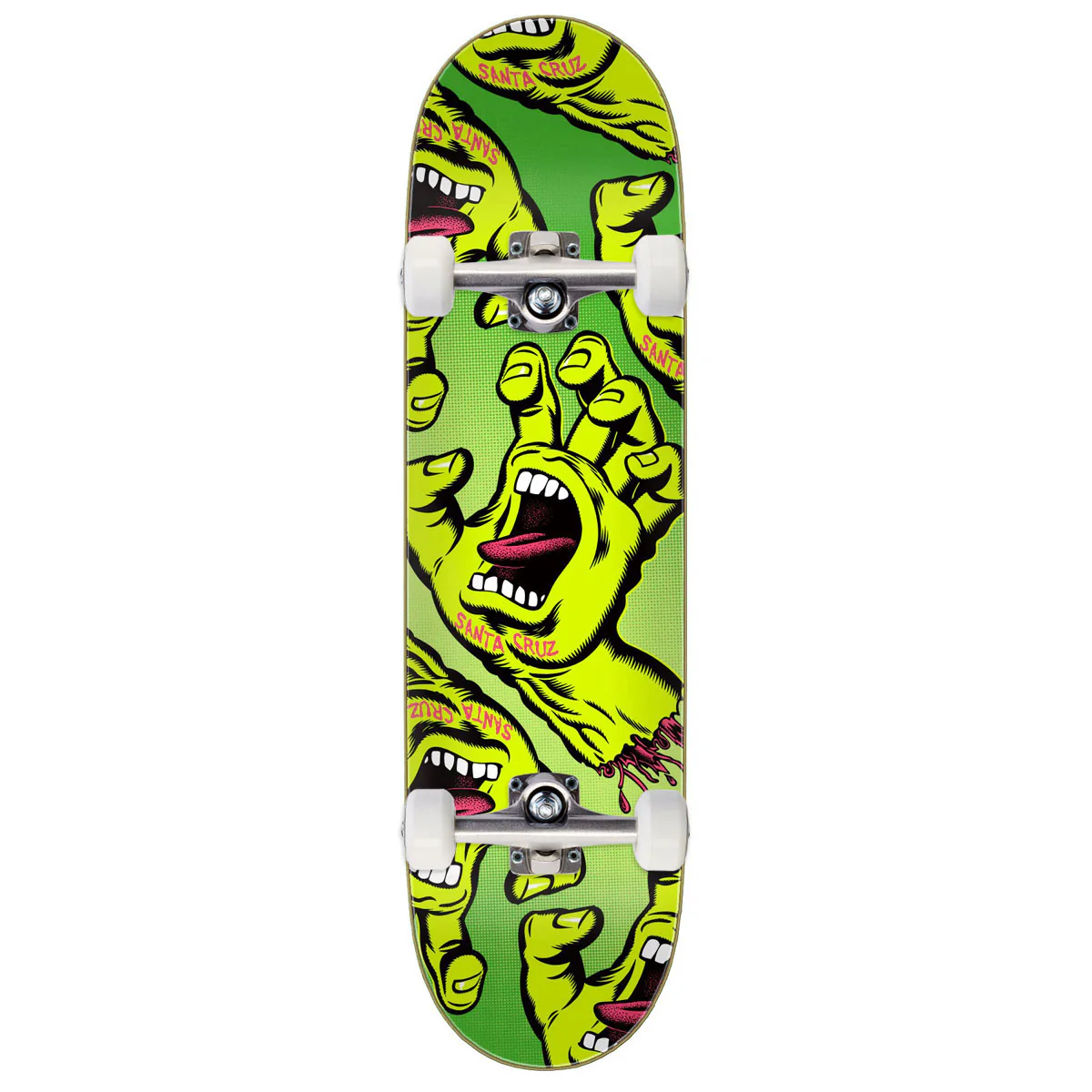 Santa Cruz Crowded Hand Skateboard Complete - 8.50"